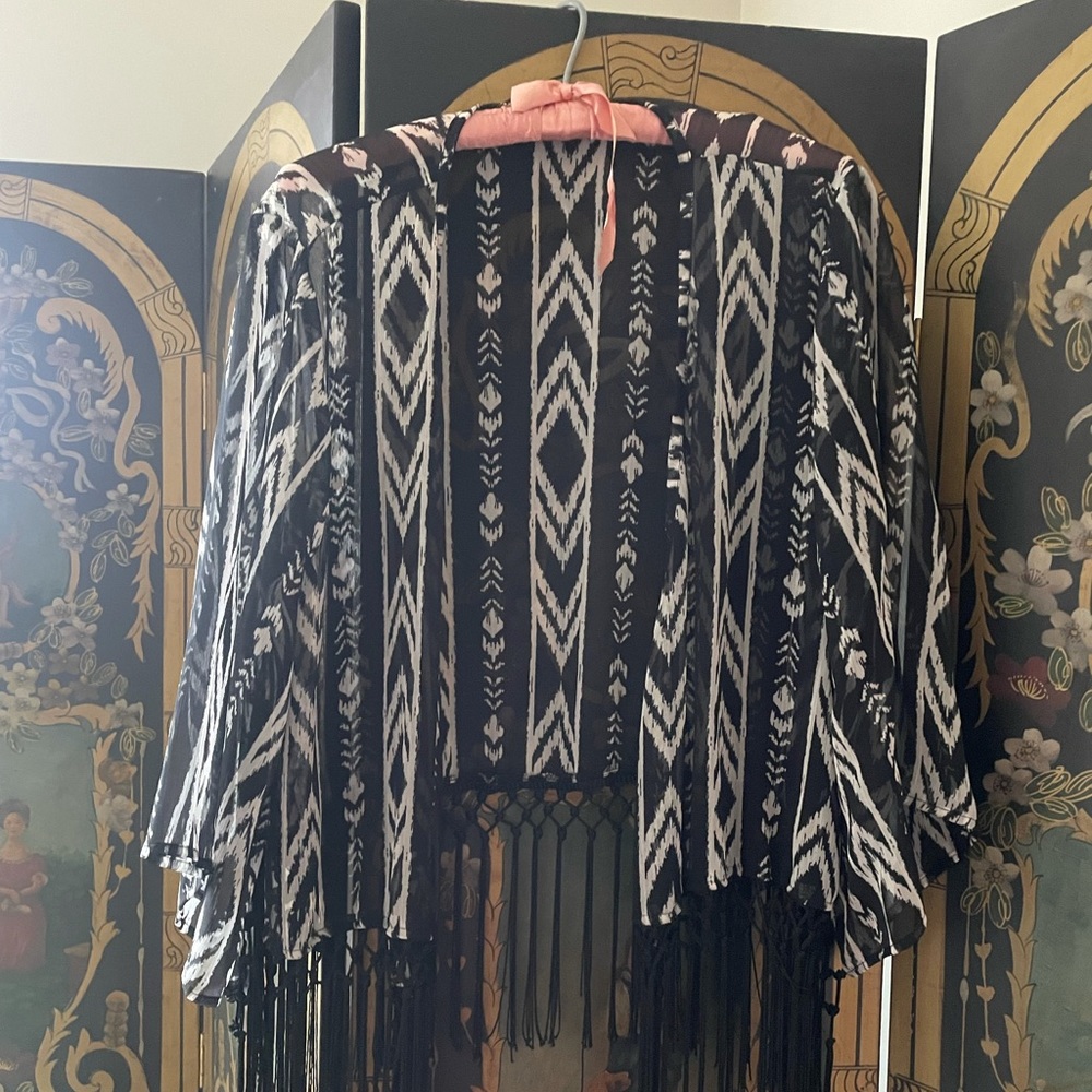 Fringed top